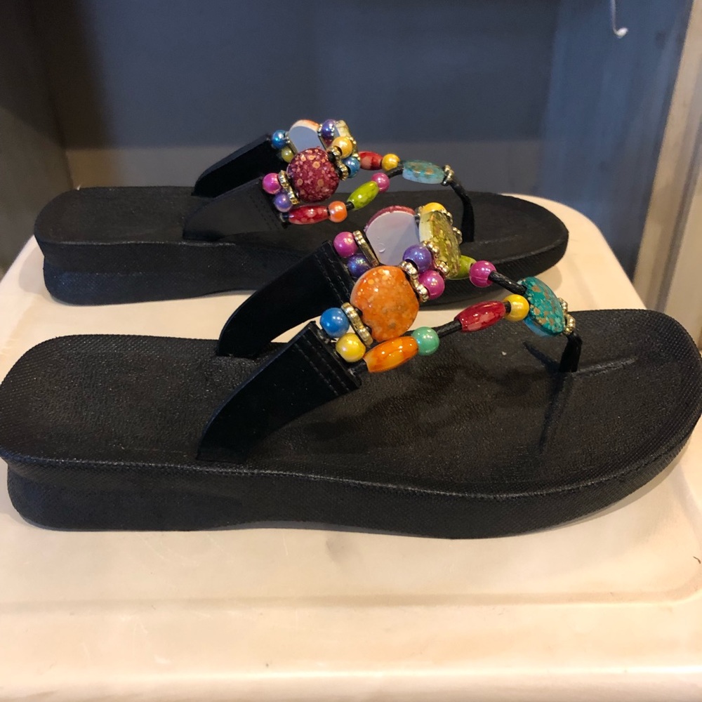 Beaded Sandals - Picture 2 of 2